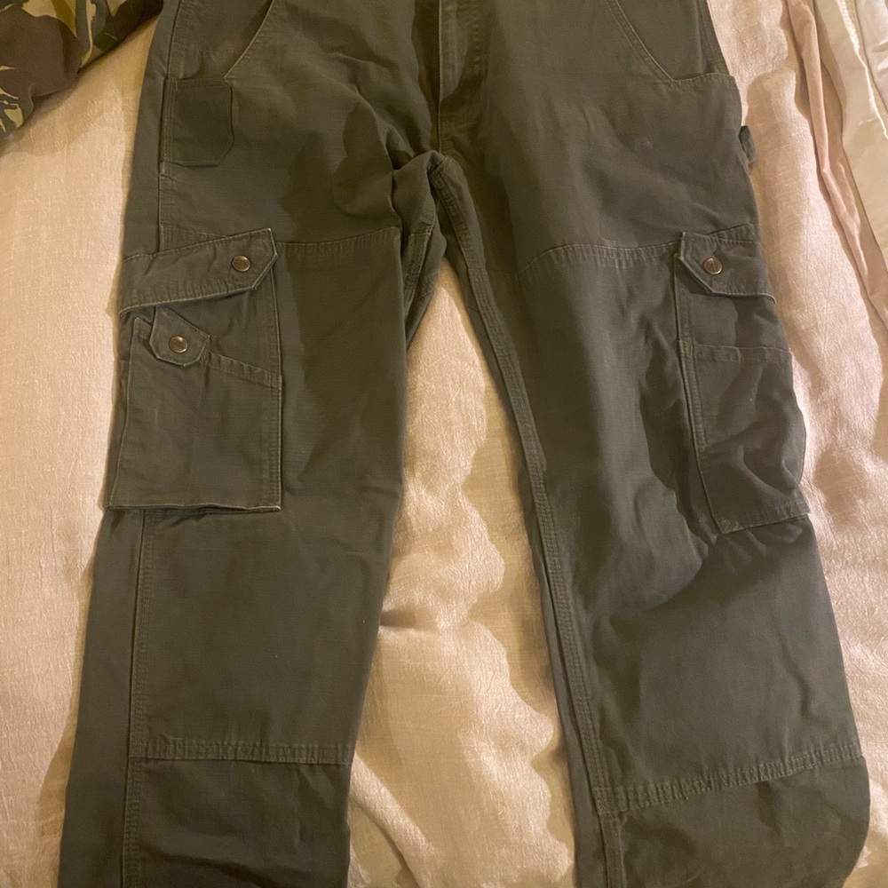 Carhartt Men's Dark Green Cargo Pants